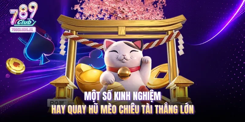 Một số kinh nghiệm hay quay hũ Mèo Chiêu Tài thắng lớn